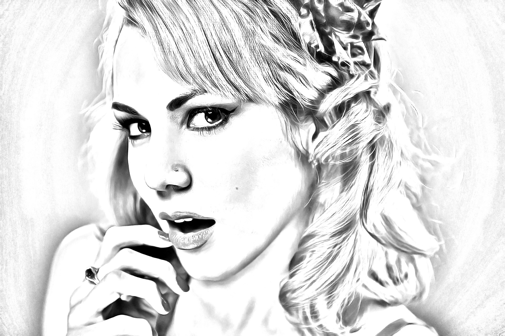 Photoshop Drawing Effect - Pencil Drawing (Sketch Effect) - Photoshop